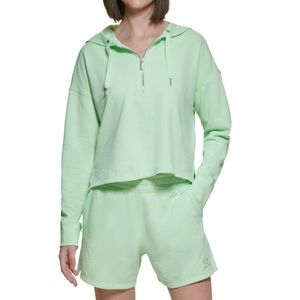 NWT lime / neon green Calvin Klein performance half zip sweatshirt